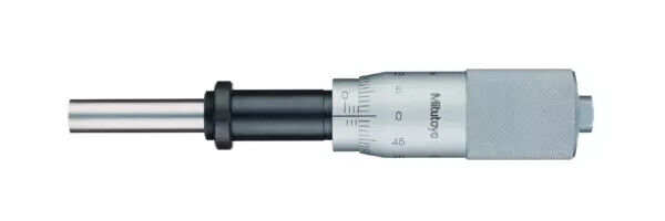 151-228-10 - cabeça micrométrica, Medium-sized Type com D=8mm,Spindle, 0-25mm, 0,01mm, Flat, com Clamp Nut, sem Ratched, Mitutoyo