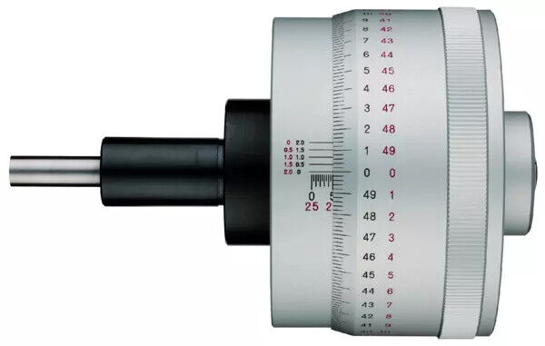 153-301 - Cabeça Micrométrica -Fuso Não Rotativo 0-25mm, Thimble 85,5mm, 0,0005mm, Mitutoyo