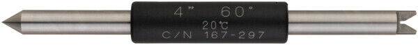 167-297 - Padrão de topo -Micrómetros para Roscas 60°, comprimento: 4", Mitutoyo