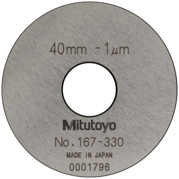 167-330 - Padrão de topo -Micrómetros com Batentes -V 40mm, Mitutoyo