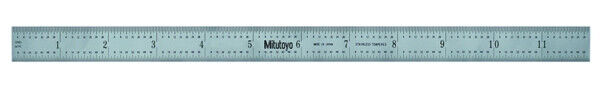 182-123 - Réguas de Aço 12", Polegadas, Mitutoyo