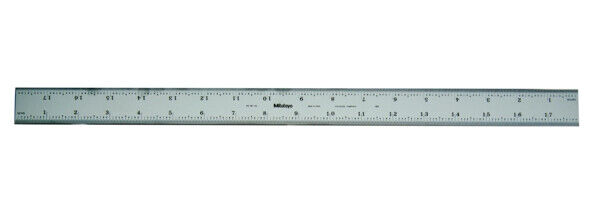 182-142 - Réguas de Aço 18", Polegadas, Mitutoyo