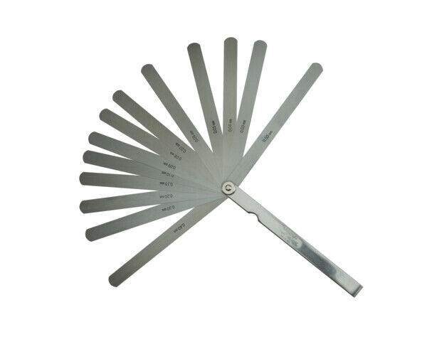 184-302S - Thickness/Feeler Gauge 0,03-0,5mm, 13 Leaves, 150mm,Blade, Mitutoyo