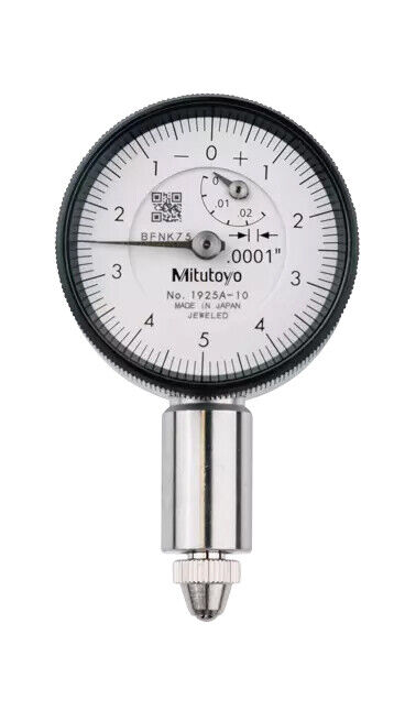 1925A-10 - Comparador, Tampa c/olhal, ANSI/AGD Type Jewelled Bearing, 0,025", 0,0001", Mitutoyo