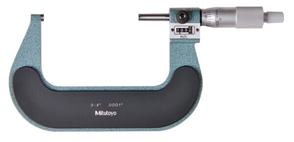 193-214 - Micrómetro de Exteriores -Contador Mecânico 3-4", Mitutoyo