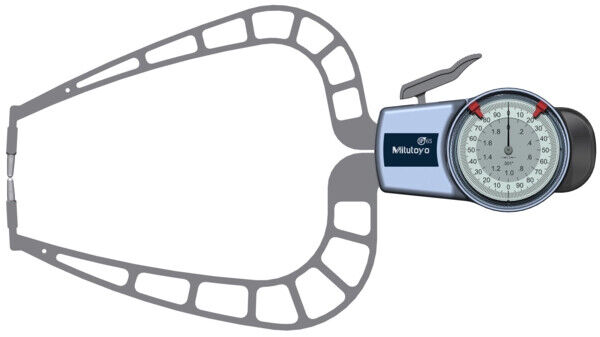209-916 - Medidor Rápido para Exteriores 0-2", 0,001", Mitutoyo