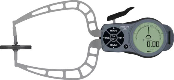 209-953 - Medidor Rápido para Exteriores 0-30mm, 0,01mm, com Disc D=50mm, Mitutoyo