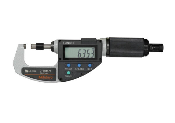 227-205-20 - Micrómetro ABSOLUTE Digimatic -QuickMike, 0-10mm, 2-10N, Mitutoyo
