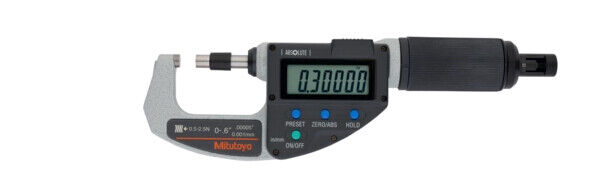 227-211-20 - Micrómetro ABSOLUTE Digimatic -QuickMike, Polegadas/Métrico, 0-0,6", 0,5-2,5N, Mitutoyo