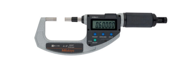 227-216-20 - Micrómetro ABSOLUTE Digimatic -QuickMike, Polegadas/Métrico, 0,4-0,8", 2-10N, Mitutoyo