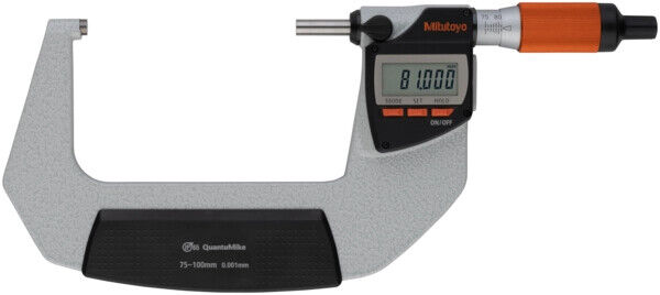 293-143-40 - Micrómetro Digimatic IP65 -QuantuMike 75-100mm, com saída de dados bidirecional, Mitutoyo
