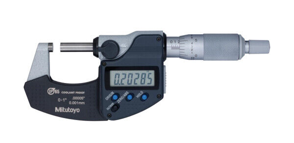 293-330-30 - Micrómetro Digimatic IP65 Pol/Métrico 0-1", com saída de dados, Mitutoyo