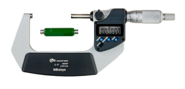 293-342-30 - Micrómetro Digimatic IP65 Pol/Métrico 2-3", sem saída de dados, Mitutoyo
