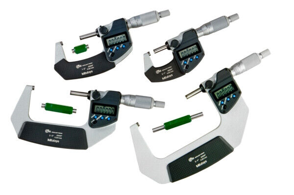 293-961-30 - Digital Micrometer IP65 Set Polegadas/Métrico, 0-4" (4pcs.), Mitutoyo