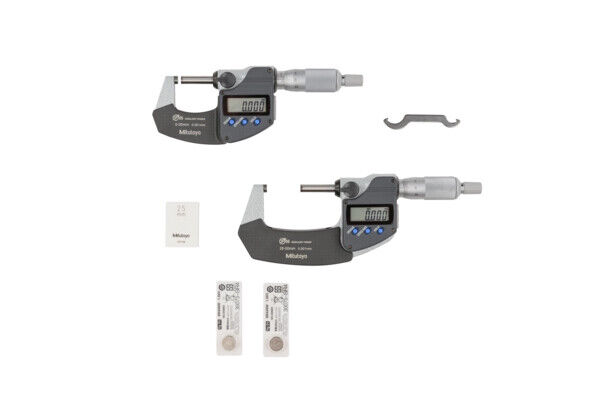 293-966-30 - Micrómetro Digimatic IP65 Métrico 0-50mm,(2 pcs.), Mitutoyo