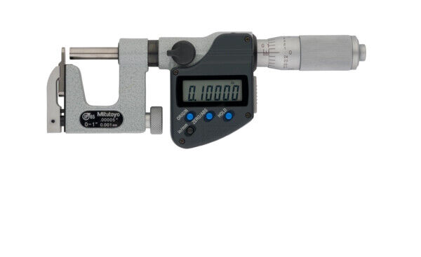 317-351-30 - Micrómetro Digimatic -Batentes Intermutáveis Polegadas/Métrico, 0-1", IP65, Mitutoyo