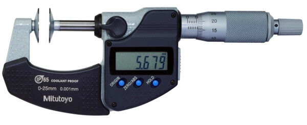 323-250-30 - Micrómetro Digimatic -Discos 0-25mm, Disco=20mm, Mitutoyo