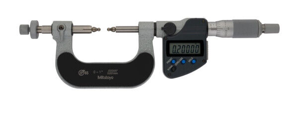 324-351-30 - Micrómetro Digimatic -Engrenagens Polegadas/Métrico, 0-1", Mitutoyo