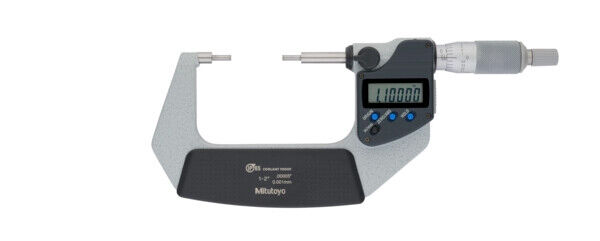 331-352-30 - Micrómetro Digimatic -Pontas Escalonadas Polegadas/Métrico, 1-2", 3mm,Measuring Face, Mitutoyo