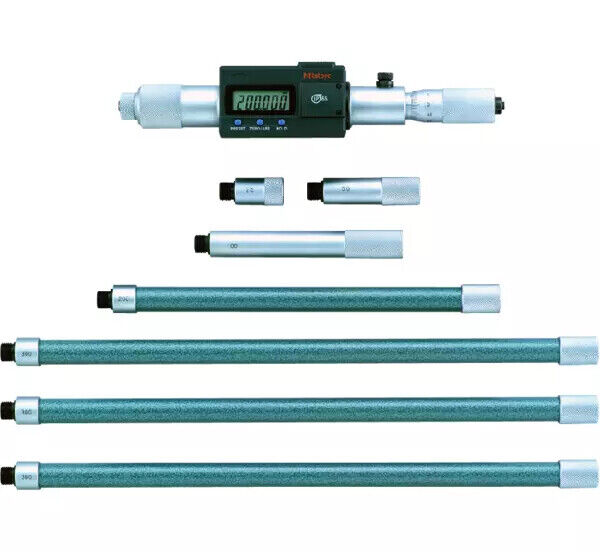337-304 - Micrómetro de Interiores Digimatic -Tubular com Extensões Polegadas/Métrico, 8-60", IP65, incl. 7 Rods, Mitutoyo
