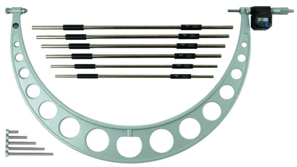 340-721 - Micrómetro Digimatic -Batentes Intermutáveis Polegadas/Métrico,18-24", incl. 6 Anvils, Mitutoyo
