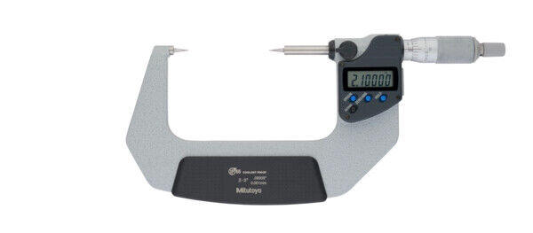 342-353-30 - Micrómetro Digimatic -Pontas Polegadas/Métrico, 2-3", 15° Tip, Mitutoyo