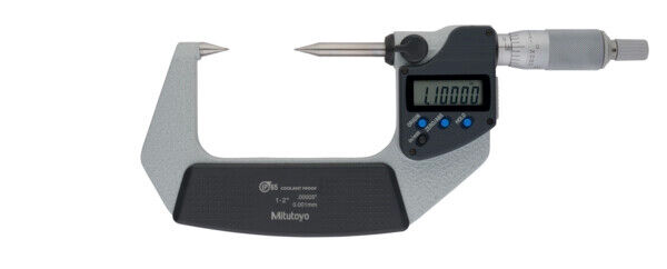 342-362-30 - Micrómetro Digimatic -Pontas Polegadas/Métrico, 1-2", 30° Tip, Mitutoyo