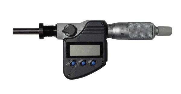 350-272-30 - Cabeça Micrométrica Digital -Haste de 12mm,0-25mm, Flat Spindle, Cla. Nut, M12 Stem, Mitutoyo