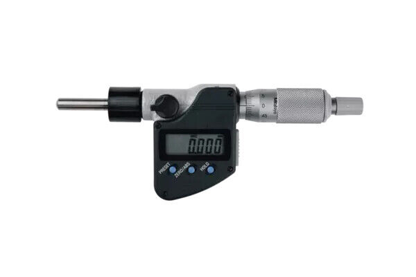 350-273-30 - Cabeça Micrométrica Digital -Haste de 12mm,0-25mm, SR4 Spindle, 12/18mm,Plain Stem, Mitutoyo