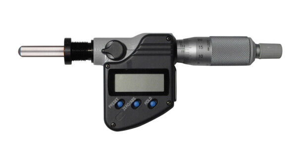 350-274-30 - Cabeça Micrométrica Digital -Haste de 12mm,0-25mm, SR4 Spindle, Clamp Nut, M12 Stem, Mitutoyo