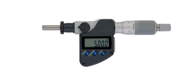 350-282-30 - Cabeça Micrométrica Digital -Haste de 12mm,0-25mm, Flat Spi., Clamp Nut, 12mm,Stem, Mitutoyo