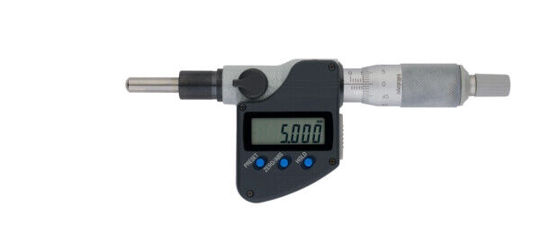 350-283-30 - Cabeça Micrométrica Digital -Haste de 12mm,0-25mm, SR4 Spindle, 12mm,Plain Stem, Mitutoyo