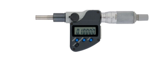 350-381-30 - Cabeça Micrométrica Digital -Haste de 12mm,0-1", Flat Spindle, Clamp Nut, 0,5" Stem, Mitutoyo
