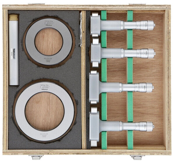 368-997 - Holtest -Económico em Conjunto 2-4" (4 pcs.), Economy Set, Mitutoyo