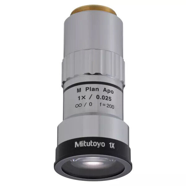 378-800-12 - M Plan Apo 1X Objective para bright-field observation in visible range, Mitutoyo
