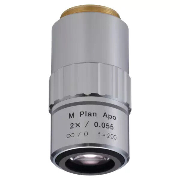 378-801-12 - M Plan Apo 2X Objective para bright-field observation in visible range, Mitutoyo