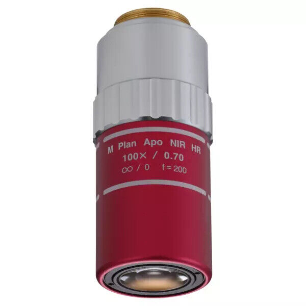 378-864-15 - M Plan Apo NIR HR 100X High resolution objective para bright-field observation in near-infrared range, Mitutoyo