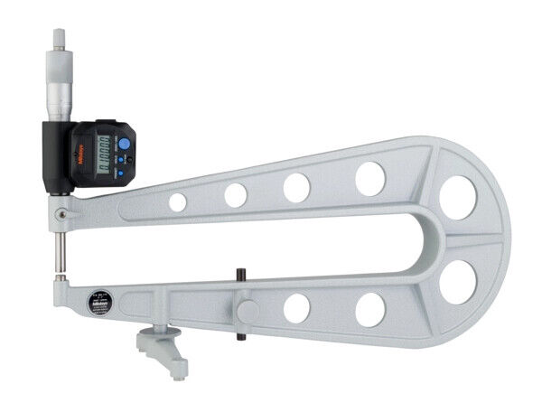 389-714 - Micrómetro Digimatic -Chapa Metálica Polegadas/Métrico, 0-1", 12" Throat, Mitutoyo