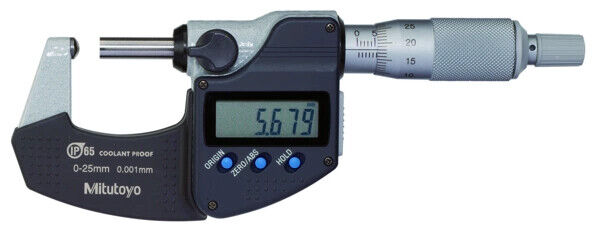 395-251-30 - Micrómetro Digimatic -Tubos 0-25mm, IP65, Mitutoyo