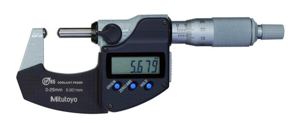 395-271-30 - Micrómetro Digimatic -Tubos 0-25mm, IP65, Mitutoyo