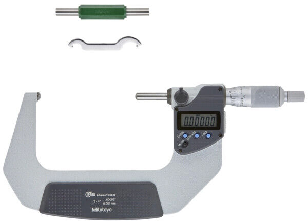 395-374-30 - Micrómetro Digimatic -Tubos Polegadas/Métrico, 3-4", IP65, Mitutoyo