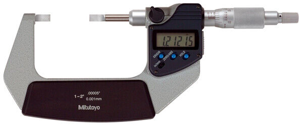 422-331-30 - Micrómetro Digimatic -Lâminas Polegadas/Métrico,1-2", Mitutoyo