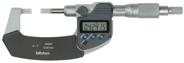 422-360-30 - Micrómetro Digimatic -Lâminas Polegadas/Métrico, 0-1", Mitutoyo