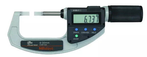 422-411-20 - Micrómetro ABSOLUTE Digimatic -Lâminas QuickMike IP65, 0-30mm, Mitutoyo