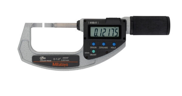 422-421-20 - Micrómetro ABSOLUTE Digimatic -Lâminas QuickMike Polegadas/Métrico, IP65, 0-1,2", Mitutoyo