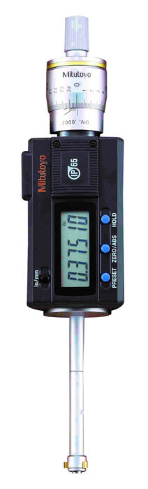 468-263 - Holtest Digimatic -Individual 0,425-0,5", IP65, TIN, Polegadas/Métrico, Mitutoyo