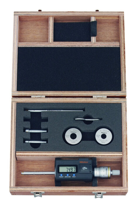 468-971 - Holtest Digimatic -Conjunto com Cabeças Intermutáveis 6-12mm, Interchange. Head IP65, TIN, Mitutoyo