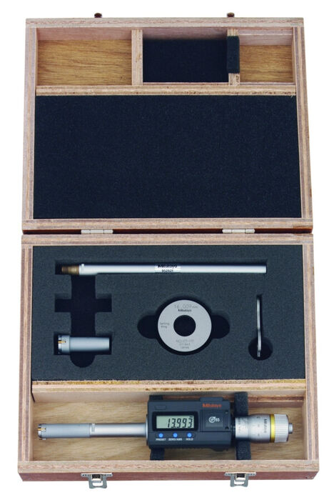 468-972 - Holtest Digimatic -Conjunto com Cabeças Intermutáveis 12-20mm, Interchange. Head IP65, TIN, Mitutoyo