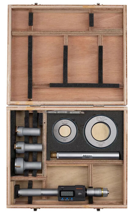 468-973 - Holtest Digimatic -Conjunto com Cabeças Intermutáveis 20-50mm, Interchange. Head IP65, TIN, Mitutoyo