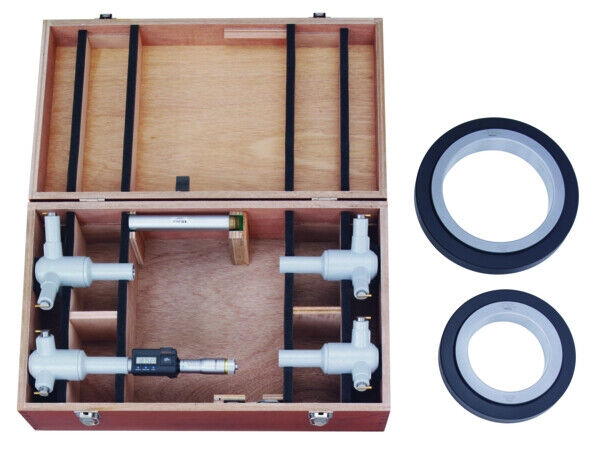 468-975 - Holtest Digimatic -Conjunto com Cabeças Intermutáveis 100-200mm, Interchange. Head IP65, TIN, Mitutoyo